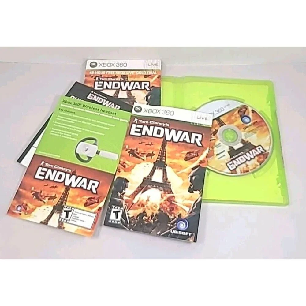 Tom Clancy's EndWar (Xbox 360, 2008) Complete Tested Working